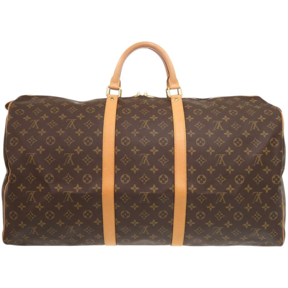 LOUIS VUITTON Brown Monogram Keepall 60 Boston Bag - Picture 2 of 10